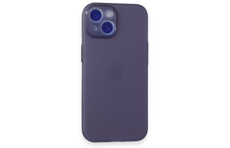 Newface iPhone 15 Kılıf Puma Silikon - Koyu Mor