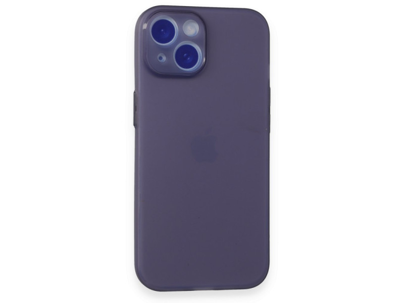 Newface iPhone 15 Kılıf Puma Silikon - Koyu Mor