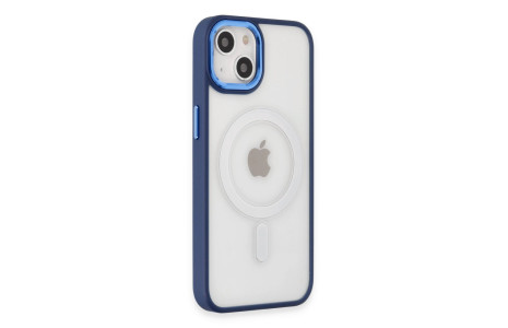 Newface iPhone 15 Kılıf Room Magneticsafe Silikon - Lacivert