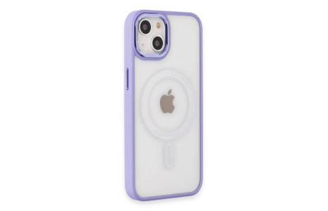Newface iPhone 15 Kılıf Room Magneticsafe Silikon - Lila