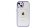Newface iPhone 15 Kılıf Room Magneticsafe Silikon - Lila