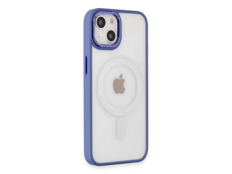 Newface iPhone 15 Kılıf Room Magneticsafe Silikon - Sierra Blue