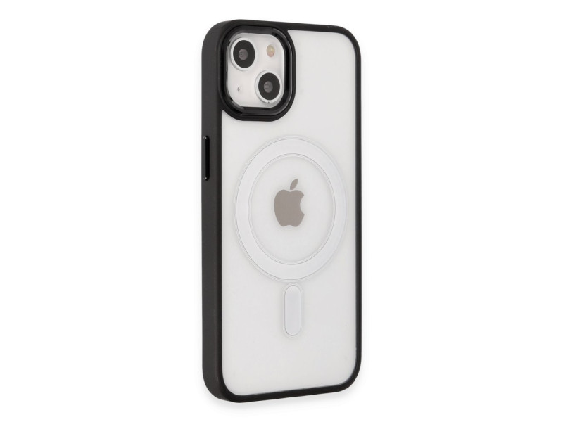 Newface iPhone 15 Kılıf Room Magneticsafe Silikon - Siyah