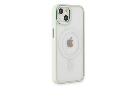 Newface iPhone 15 Kılıf Room Magneticsafe Silikon - Su Yeşili
