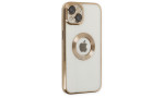 Newface iPhone 15 Kılıf Slot Silikon - Gold