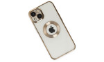 Newface iPhone 15 Kılıf Slot Silikon - Gold