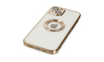 Newface iPhone 15 Kılıf Slot Silikon - Gold