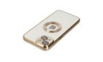 Newface iPhone 15 Kılıf Slot Silikon - Gold