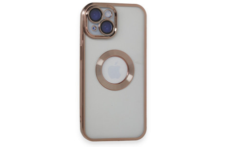 Newface iPhone 15 Kılıf Slot Silikon - Rose Gold