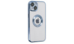 Newface iPhone 15 Kılıf Slot Silikon - Sierra Blue