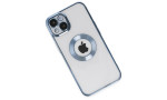 Newface iPhone 15 Kılıf Slot Silikon - Sierra Blue
