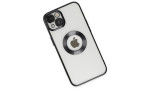 Newface iPhone 15 Kılıf Slot Silikon - Siyah