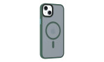Newface iPhone 15 Kılıf Trex Magneticsafe Kapak - Koyu Yeşil