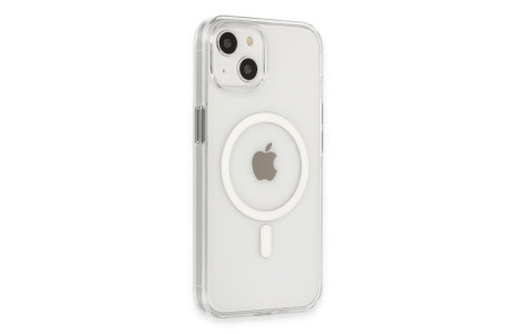 Newface iPhone 15 Kılıf Tron Şeffaf Magsafe Kapak - Şeffaf