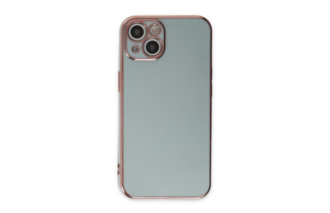 Newface iPhone 15 Kılıf Volet Silikon - Açık Yeşil