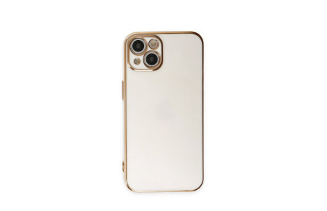 Newface iPhone 15 Kılıf Volet Silikon - Beyaz