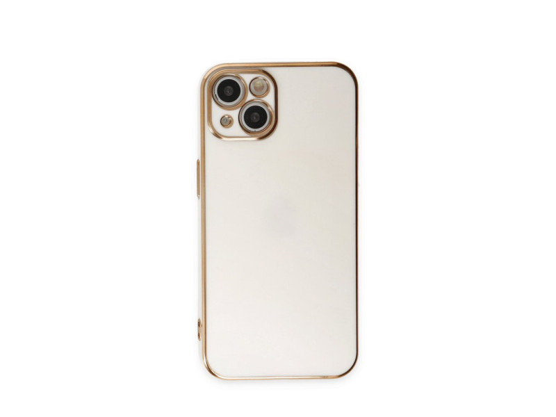 Newface iPhone 15 Kılıf Volet Silikon - Beyaz