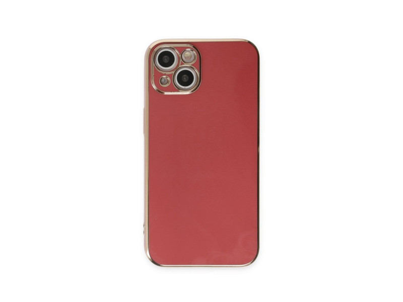 Newface iPhone 15 Kılıf Volet Silikon - Kırmızı