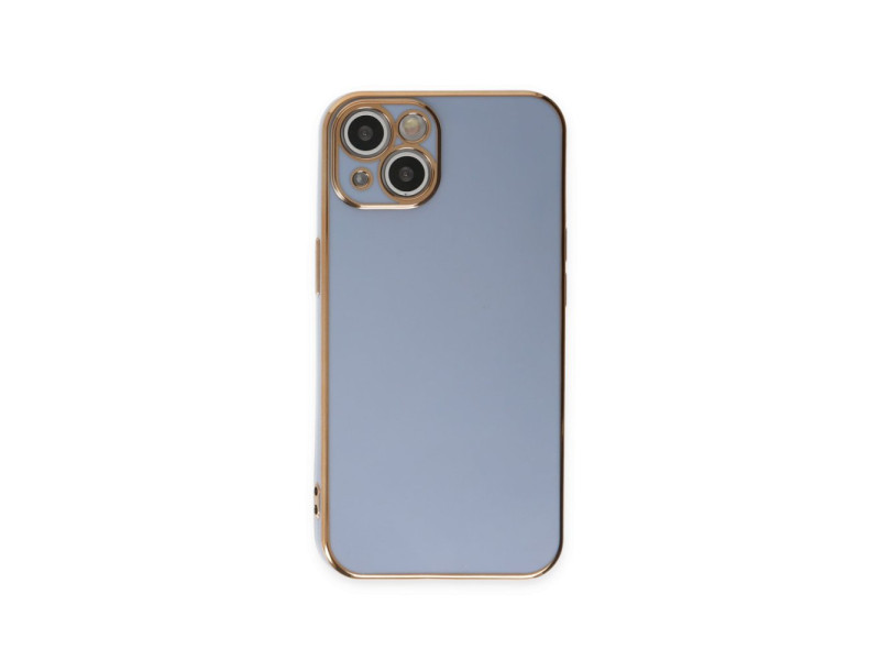 Newface iPhone 15 Kılıf Volet Silikon - Mavi