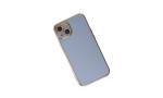 Newface iPhone 15 Kılıf Volet Silikon - Mavi
