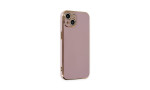 Newface iPhone 15 Kılıf Volet Silikon - Mor