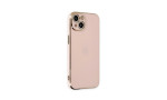 Newface iPhone 15 Kılıf Volet Silikon - Pembe
