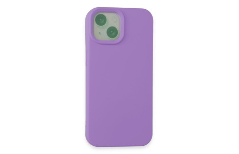 Newface iPhone 15 Plus Kılıf Nano içi Kadife Silikon - Lila