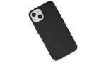 Newface iPhone 15 Plus Kılıf Nano içi Kadife Silikon - Siyah