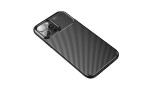 Newface iPhone 15 Pro Kılıf Focus Karbon Silikon - Siyah