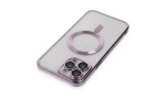 Newface iPhone 15 Pro Kılıf Kross Magneticsafe Kapak - Mor