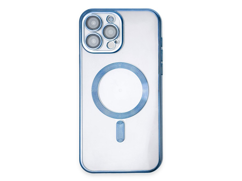 Newface iPhone 15 Pro Kılıf Kross Magneticsafe Kapak - Sierra Blue