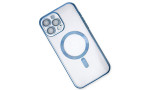 Newface iPhone 15 Pro Kılıf Kross Magneticsafe Kapak - Sierra Blue