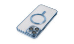 Newface iPhone 15 Pro Kılıf Kross Magneticsafe Kapak - Sierra Blue