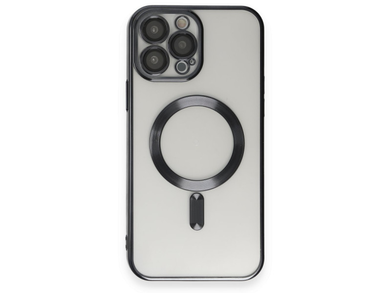 Newface iPhone 15 Pro Kılıf Kross Magneticsafe Kapak - Siyah