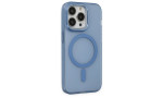 Newface iPhone 15 Pro Kılıf Lodos Magneticsafe Mat Kapak - Sierra Blue