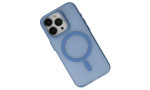 Newface iPhone 15 Pro Kılıf Lodos Magneticsafe Mat Kapak - Sierra Blue