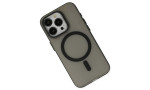 Newface iPhone 15 Pro Kılıf Lodos Magneticsafe Mat Kapak - Siyah