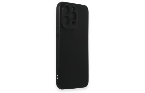 Newface iPhone 15 Pro Kılıf Loop Deri Silikon - Siyah