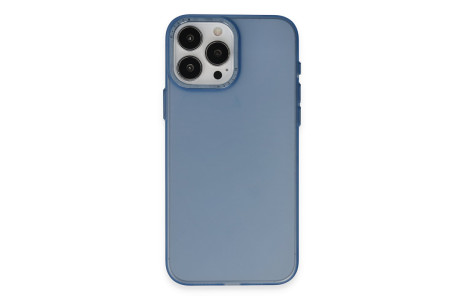 Newface iPhone 15 Pro Kılıf Modos Metal Kapak - Mavi