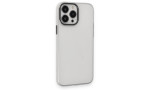 Newface iPhone 15 Pro Kılıf Modos Metal Kapak - Şeffaf