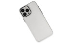 Newface iPhone 15 Pro Kılıf Modos Metal Kapak - Şeffaf