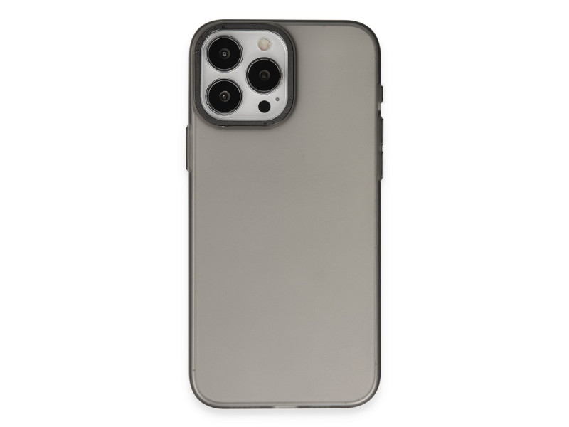 Newface iPhone 15 Pro Kılıf Modos Metal Kapak - Siyah