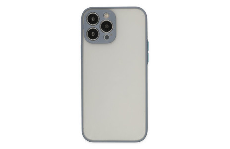 Newface iPhone 15 Pro Kılıf Montreal Silikon Kapak - Gri