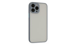 Newface iPhone 15 Pro Kılıf Montreal Silikon Kapak - Gri