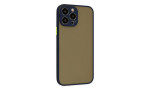 Newface iPhone 15 Pro Kılıf Montreal Silikon Kapak - Lacivert