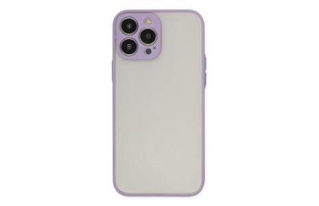 Newface iPhone 15 Pro Kılıf Montreal Silikon Kapak - Mor