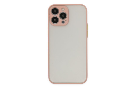Newface iPhone 15 Pro Kılıf Montreal Silikon Kapak - Pembe
