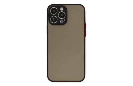 Newface iPhone 15 Pro Kılıf Montreal Silikon Kapak - Siyah