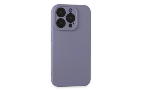 Newface iPhone 15 Pro Kılıf Nano içi Kadife Silikon - Lila