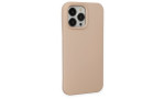 Newface iPhone 15 Pro Kılıf Nano içi Kadife Silikon - Pudra